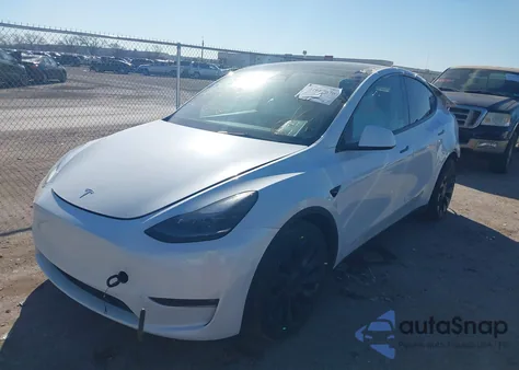 2023 Tesla Model Y Performance Dual Motor All-Wheel Drive из США, поврежденный, VIN 7SAYGDEF1PF864976